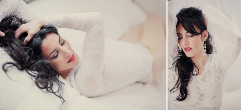  Green Eyes, Red Lips, and Vintage Lingerie